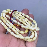 Chapelet en résine cristalline lisse et écologique, peint à la main, Tasbih Subha, perles de prière musulmanes, Dhikr Zikr, bénédiction, cadeau Ramadan Aïd