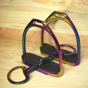 Estribos de Acero de Seguridad Multicolores Arcoíris 2024 con la Mejor Calidad - Product Image 2