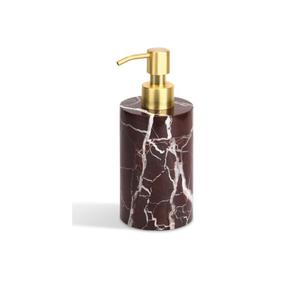 Distributeur de savon liquide en marbre avec pompe en nickel brossé, rechargeable, pour savon à vaisselle, savon pour la cuisine - Product Image 6