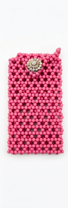 Premium Designer Beaded Mobile Bag Elegant Pearl Handcrafted Evening Purse <b>Wedding</b> Party Wear Ethnic Bridal Accessories - Product Image 2