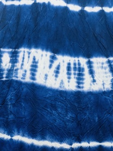 Túnica sin mangas estilo bohemio con cuello redondo y estampado tie-dye azul marino para mujer |   Vestido Casual Holgado y Moderno con Corte Evase para Verano - Product Image 4