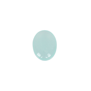 Calcedoine bleue naturelle, ovale lisse, taille briolette, pierre précieuse en vrac, 7,5 carats, 16x12 mm, pour la fabrication de bijoux - Product Image 1