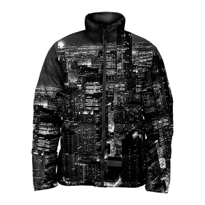 <b>Plus</b> <b>Size</b> Hooded Winter Puffer <b>Jacket</b> Windproof Breathable Sublimation Printed Zip-Up Custom Logo Wholesale Low MOQ - Product Image 5