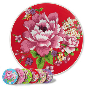 Durable Water Onglaze Decal Transfer Home Bar Hotel Decor Water Absorbent <b>Ceramic</b> <b>Coaster</b> - Product Image 3