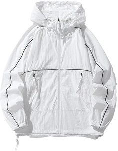 Blouson d'hiver décontracté à capuche pour homme en toile matelassée 100 % nylon respirant, isolé, imperméable, coupe-vent et écologique à fermeture longue - Product Image 2