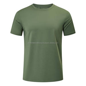 T-shirt respirant en polyester et élasthanne de haute qualité pour hommes, surdimensionné, décontracté, manches courtes, course à pied, sport, 100% coton, coupe ample - Product Image 4