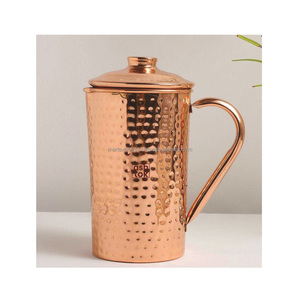 แก้วทองแดงทำมือที่เป็นมิตรกับสิ่งแวดล้อมพร้อมเครื่องกรองน้ำธรรมชาติทนทานดีไซน์คลาสสิกสำหรับใช้ในบ้าน - Product Image 5