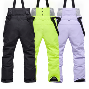 Pantalones de Esquí Impermeables de Alta Calidad para Hombre y Mujer, Pantalones de Snowboard para Invierno, Resistentes al Viento, Térmicos, con Tirantes - Product Image 2