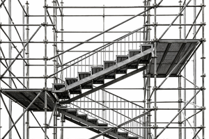 นั่งร้านเหล็กแบบริงล็อค EN12810 ชุบกัลวาไนซ์แบบจุ่มร้อน สำหรับโครงการโครงสร้างพื้นฐาน รับน้ำหนักได้ 1000 กก. - Product Image 3