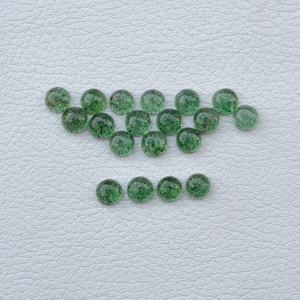 Hot Selling AAA Grade 5mm Natural Green Strawberry Quartz Cabochon Calibrated Certified Loose Gemstones Direct Indian - Product Image 2