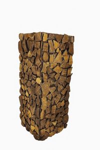 Vase à fleurs décoratif en pierre incrustée, jardinière en fibre de verre, revêtement époxy, style européen pour la maison, l'hôtel, le balcon - Product Image 5