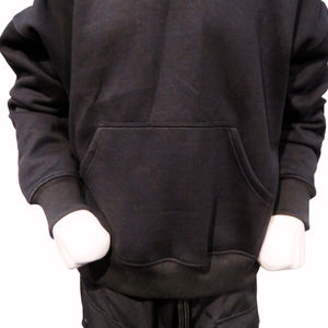 Sweat-shirts et pulls molletonnés pour hommes en molleton bouclette 100% coton épais, coupe oversize à épaules tombantes, avec logo personnalisé - Product Image 6