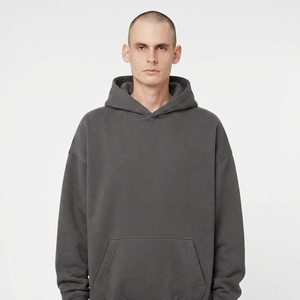 Vente en gros TOPWL443526 Sweat à capuche vierge 100% coton pour homme, sweat-shirt tissé à capuche, teint uni, logo brodé personnalisé, polyester et coton - Product Image 1