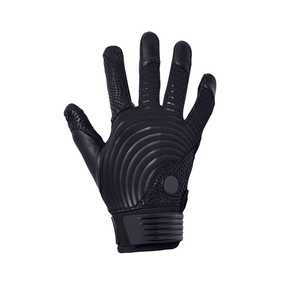 Full Finger Leather Baseball Gloves Pitcher Position Closed Web <b>Red</b> Non-Slip Hook Loop Closure Adults Right Handed All Seasons - Product Image 6