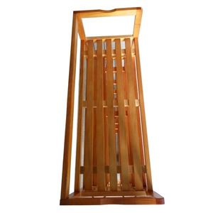 Scarpiera Semplice in Legno a 5 Ripiani per 6 Paia di Scarpe, Colore Legno Naturale - Product Image 4