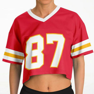 Camisetas de Fútbol Americano Universitario para Mujer - 100% Poliéster con Protección UV, Nombre del Equipo Personalizado, Camiseta de Fútbol Americano Más Popular - Product Image 6