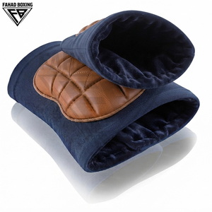 Genouillère en cuir synthétique de qualité supérieure, tendance, best-seller, protection haute performance et durabilité, logo personnalisé couleur contrastée - Product Image 3