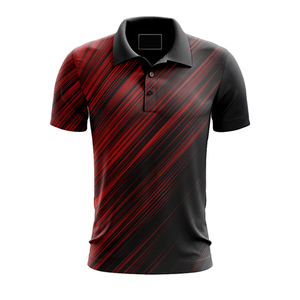 เสื้อโปโลผู้ชายผ้าโพลีเอสเตอร์ระบายอากาศดี ลายพิมพ์แบบซับลิเมชั่น แขนสั้น สไตล์สตรีทแวร์ลำลอง ดีไซน์ขายดี รับสั่งทำ - Product Image 3