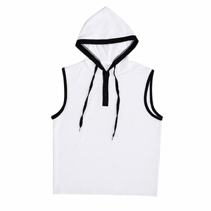 Camiseta sin Mangas con Capucha para Hombre, de Secado Rápido, con Logotipo y Diseño Personalizados, para Entrenamiento, Gimnasio, Fitness y Musculación - Product Image 1