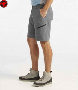 Shorts de golf personnalisables pour hommes, séchage rapide, poches arrière zippées, 88% polyester 12% élasthanne, respirants, décontractés, taille mi-haute, logo brodé - Product Image 2