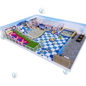 Commercial <b>Indoor</b> Playground Rainbow <b>Slide</b> Space Theme Ball Pool Soft Play Equipment Customized Size Supports 500kg Capacity for - Product Image 3