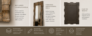 Venetian <b>Mirror</b> Plain Antique Carved Antique Wall <b>Mirror</b> Etched Floral Beveled Frame Antique <b>Silver</b> Full Length Decorative - Product Image 5