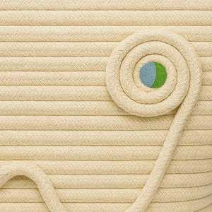 Sac fourre-tout réutilisable en coton tressé, résistant à l'eau, style bohème, fait main, écologique, pour femme, printemps-été, avec fermeture éclair | - Product Image 3