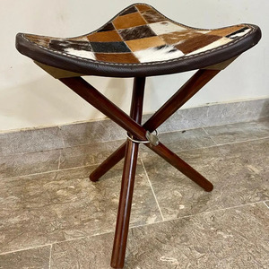 Taburete de caza plegable de cuero premium, proveedor al por mayor, OEM, marca personalizada, muebles de calidad de exportación a bajo precio - Product Image 6