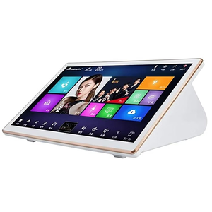 Machine de karaoké à écran tactile de 18,5 pouces, système de karaoké Android avec microphone sans fil, HDMI, RCA, WiFi pour les fêtes à domicile - Product Image 1