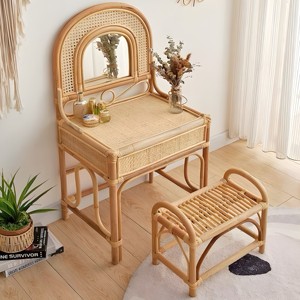 Bedroom furniture make up dressing table for girl woman lady with chair customized private logo - Product Image 1