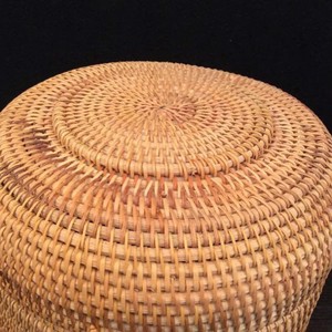 Cesta de Almacenamiento Apilable Decorativa de Mimbre y Ratán Tejido a Mano, Ecológica y Moderna, Marca Bu Dang, Venta al Por Mayor - Product Image 2