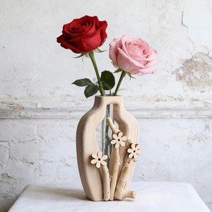 Jarrones y macetas de madera de cedro, OEM, personalizados, venta al por mayor |   Aqdus Saleem India - Product Image 1