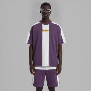 Nouvelle Arrivée Haute Qualité Été 2026 Vêtements Décontractés Personnalisés avec Logo Sérigraphié 100% Coton Uni Respirant Grande Taille Hip Hop - Product Image 1