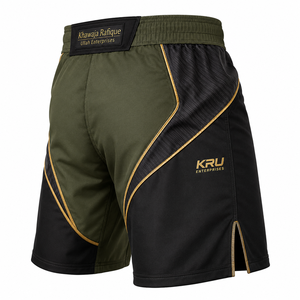 Shorts de MMA Personalizados al por Mayor para Hombre y Mujer, 100% Poliéster, Elásticos, Transpirables, de Secado Rápido, Ligeros, Sin Costuras, Corte Regular, Artes Marciales - Product Image 2