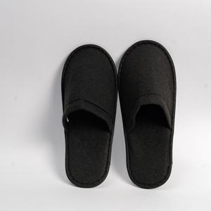 Hot Selling Warm Furry Disposable Thick Sole Durable <b>Slippers</b> with Customizable Logo for Hotel Use Hotel Amenities Breathable - Product Image 1