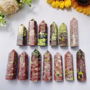 หินเซอร์เพนไทน์ธรรมชาติทรงหอคอย ขัดเงา ใช้ตกแต่งบ้าน สำนักงาน ขายส่ง - Product Image 2