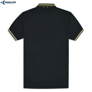 Polo en coton uni pour homme, personnalisable avec broderie, fabrication directe du fabricant - Product Image 5