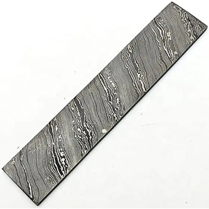 Burraq DIY Cuchillo de Acero de Damasco de 24 Pulgadas, Grado OEM, No Ajustable, Hoja Única, en Bruto, para Fabricación de Cuchillos - Product Image 1