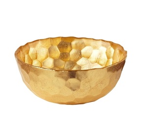 Trusted Manufacturer Stylish Brass Serving Bowl For Serving Food Snacks Salad And Dining <b>Table</b> Decoration Purpose - Product Image 1
