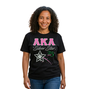 Camiseta de Mujer con Estampado de Estrella Plateada, Camiseta Gráfica de Algodón Premium, Manga Corta, Ropa Casual de Moda para Uso Diario - Product Image 3