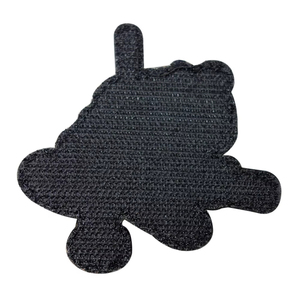 Patch personnalisé en PVC souple à coudre, motif ours de dessin animé 3D, forme irrégulière, style mignon, pour promotion de vêtements, accessoire vestimentaire - Product Image 4