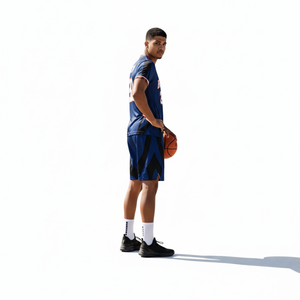 Conjunto de Uniforme Profesional de Baloncesto, Camiseta y Pantalones Cortos de Invierno, Personalización de Nombres de Equipo Disponible, Todos los Colores, Tallas Personalizadas, Secado Rápido - Product Image 6