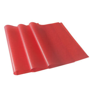 High Quality <b>Red</b> Glassine <b>Paper</b> Roll Rectangular Disposable Eco-friendly Microwave Safe Flower Garment Food Safe Decoration - Product Image 3