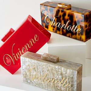 Bolso de Mano de Resina Ecológica Hecho a Mano de Alta Calidad con Diseño Personalizable, Color y Logotipo Personalizados, Estilo Romántico para Mujeres y Niñas - Product Image 4