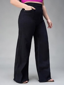 Women's <b>Boot</b> Cut Vintage Casual Denim Jeans-Eco-Friendly Washable Color Fade Proof Knee-Length Chic Office Wear - Product Image 5
