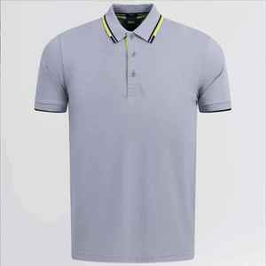 Chemise homme manches courtes style moderne, polyester et coton, chemise unie pour homme, polos - Product Image 6