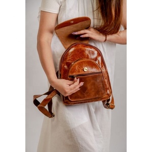 Mini Mochila de cuero de lujo a la moda LW para mujer, cremallera, logotipo personalizado, marcas famosas, forro de PVC, vestido portátil y estilo Rock - Product Image 5