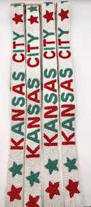 Kansas City Beaded Purse Strap KC Current KC Baby Game Day Accessory Handmade Adjustable Stadium Bag Strap <b>Camera</b> Strap - Product Image 6