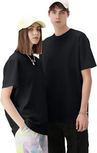 Camiseta de Hombre 100% Algodón, Corte Holgado, Manga Corta, Cuello Redondo, Color Sólido, Estilo Deportivo, Anti-Pilling, Transpirable, con Logotipo Personalizado en la Parte Delantera - Product Image 3