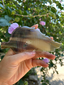 Peine de Cuerno Natural para Masaje de Barba, Colores Aleatorios, Multiusos, Diferentes Tamaños, Precio de Fábrica - Product Image 3